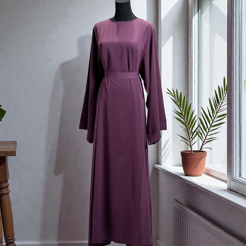 Plain Closed Crepe Abaya