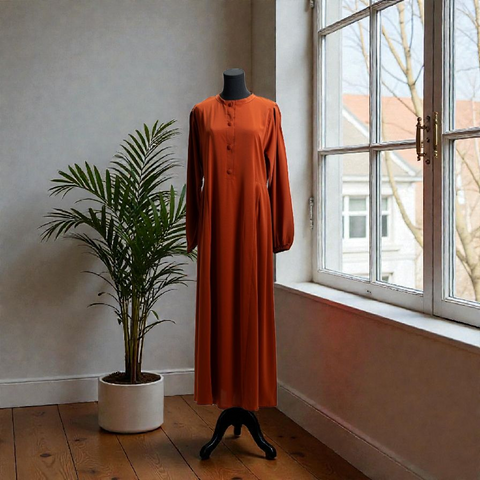 Crep Abaya - Middle Buttons