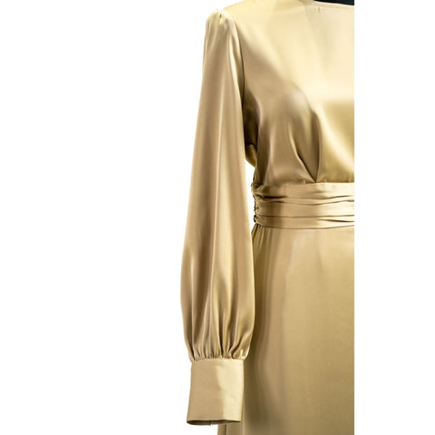 HQ Satin Dress Middle Belt