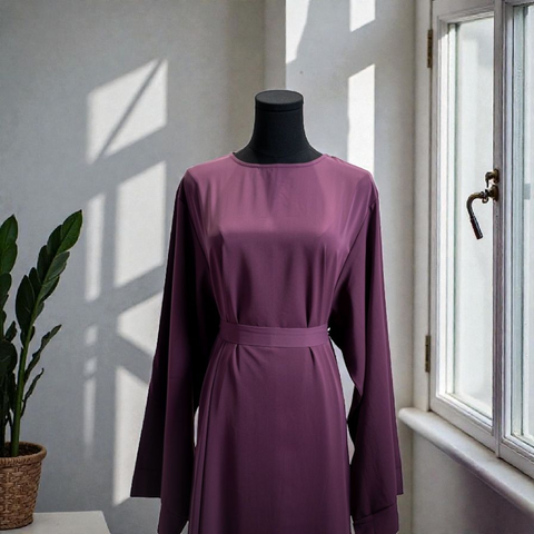 Plain Closed Crepe Abaya