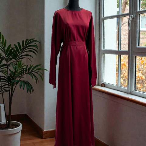 Plain Closed Crepe Abaya