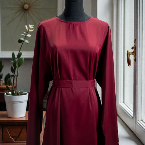 Plain Closed Crepe Abaya