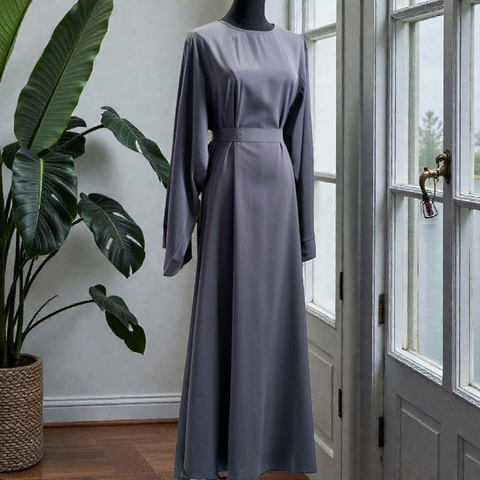 Plain Closed Crepe Abaya