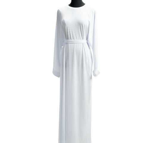 Closed Striped Abaya