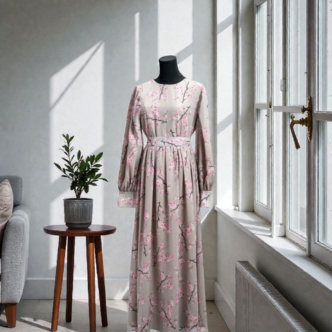 HQ Chiffon Floral Dress