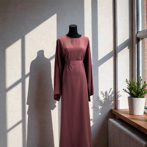 Plain Closed Crepe Abaya