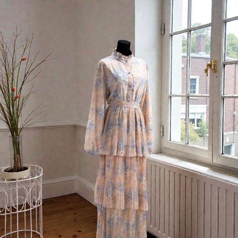 Crincled 3 Layers Dress