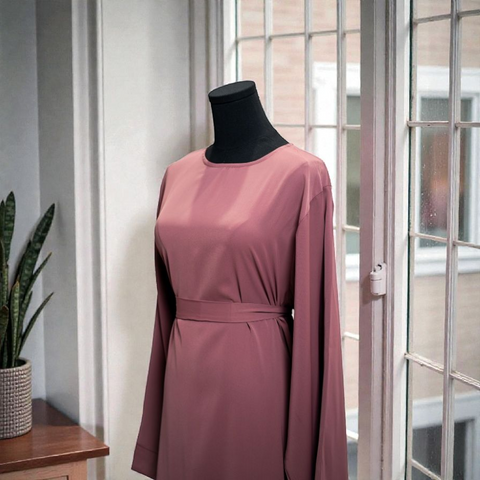 Plain Closed Crepe Abaya