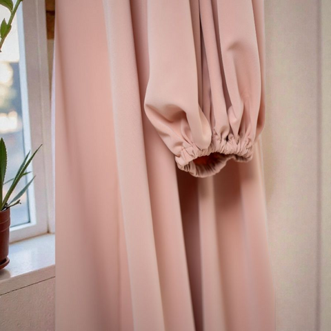 Crepe Open Abaya 3pcs