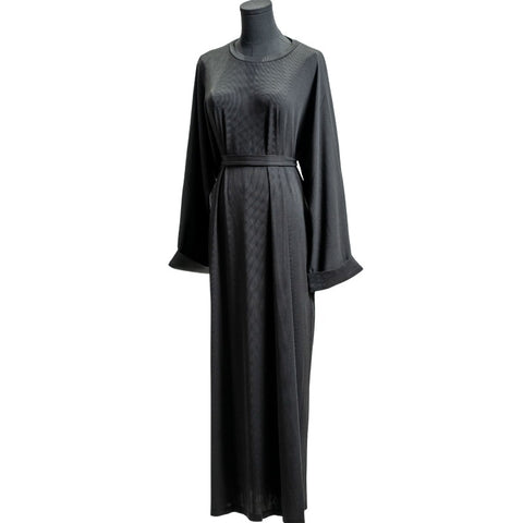 Closed Striped Abaya