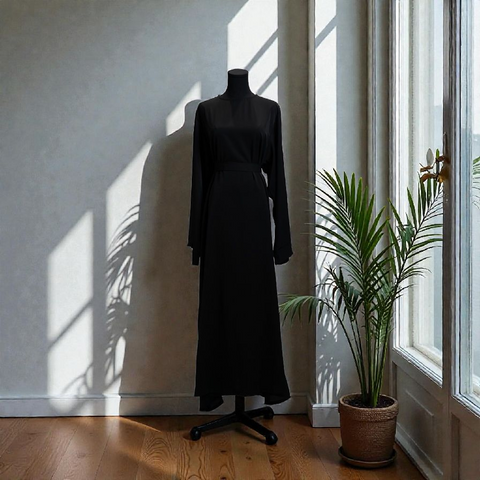 Plain Closed Crepe Abaya