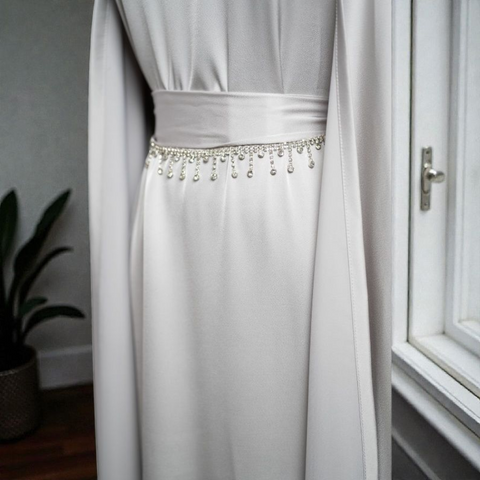 HQ Satin Abaya - 4pcs Bisht