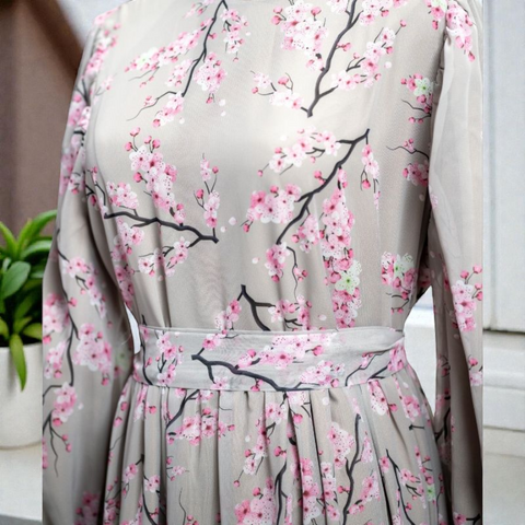 HQ Chiffon Floral Dress