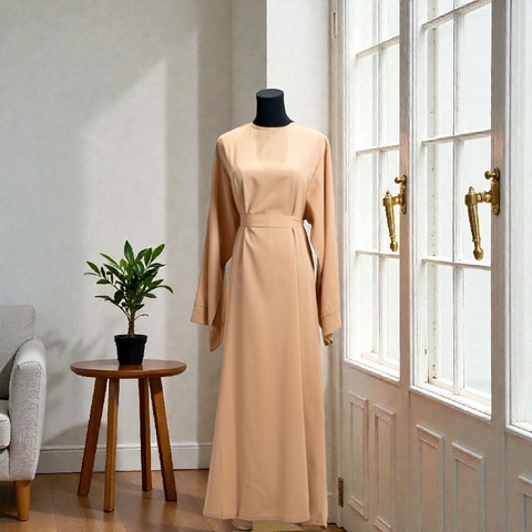 Plain Closed Crepe Abaya
