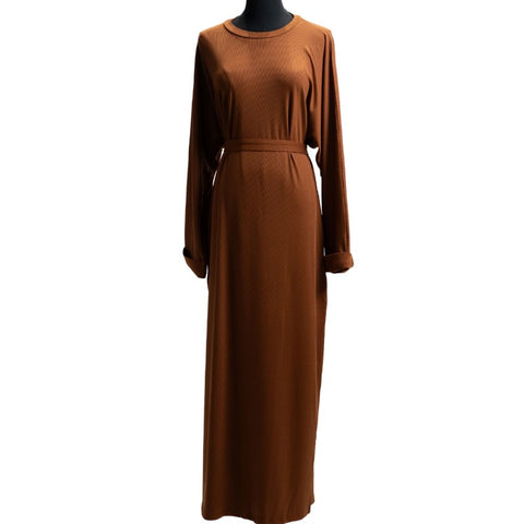 Closed Striped Abaya