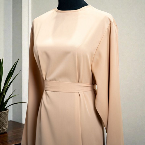 Plain Closed Crepe Abaya