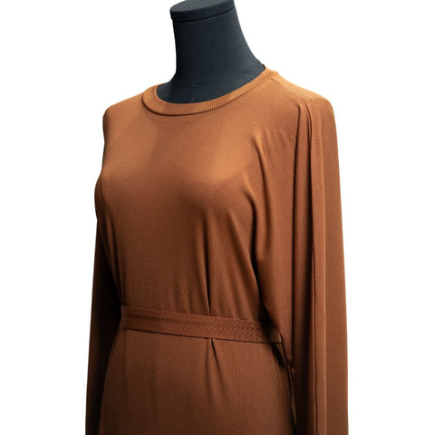 Closed Striped Abaya