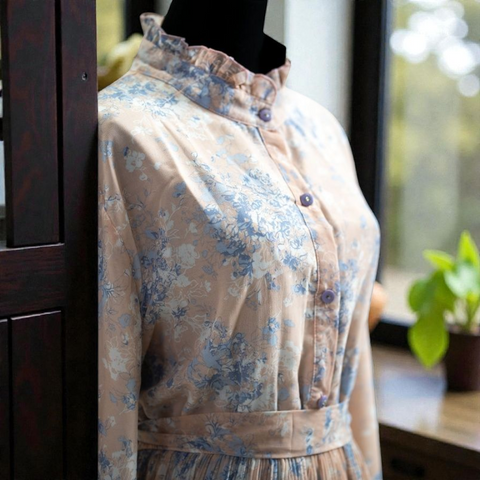Crincled 3 Layers Dress