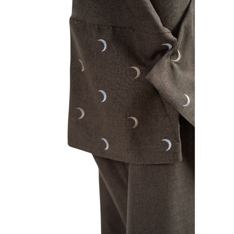 Linen Moon Open Abaya