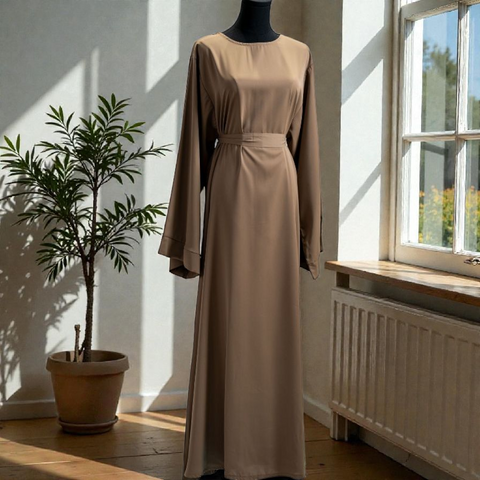 Plain Closed Crepe Abaya