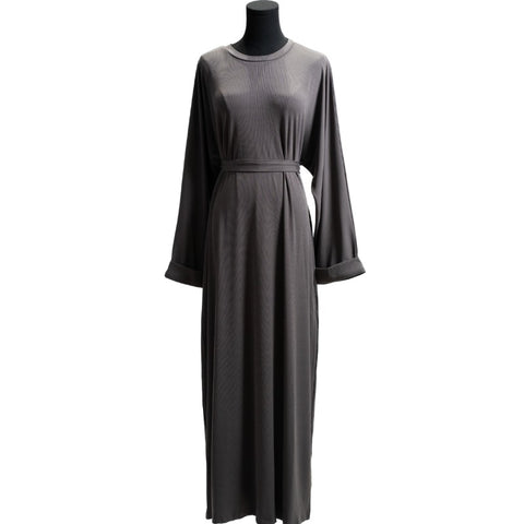 Closed Striped Abaya