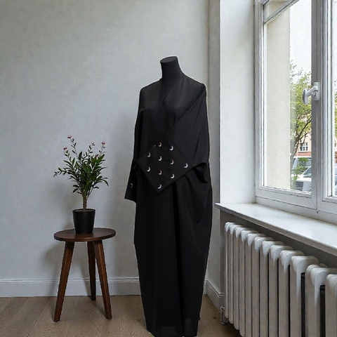 Linen Moon Open Abaya