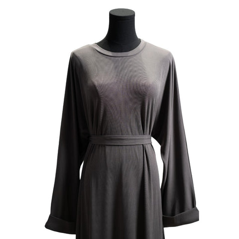 Closed Striped Abaya