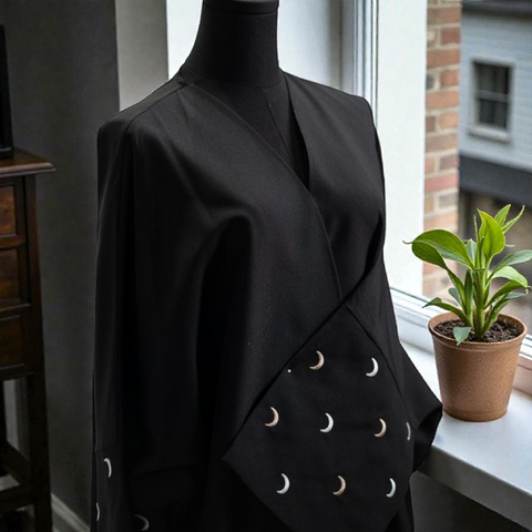 Linen Moon Open Abaya