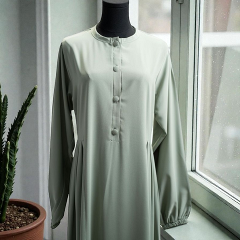 Crep Abaya - Middle Buttons