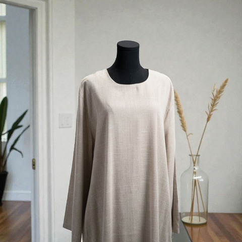 Laha Special Linen Closed Abaya