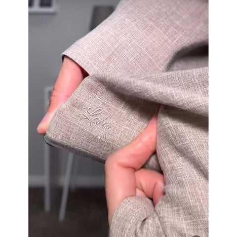 Laha Special Linen Closed Abaya